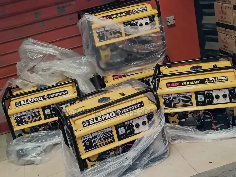 Sumec Firman and Elepacq Generator Set 8 V.A 342,000