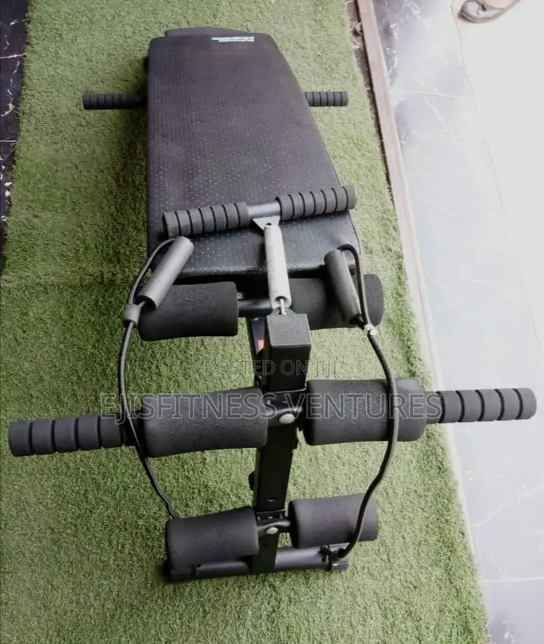 Situp Bench With Spring and Ropes