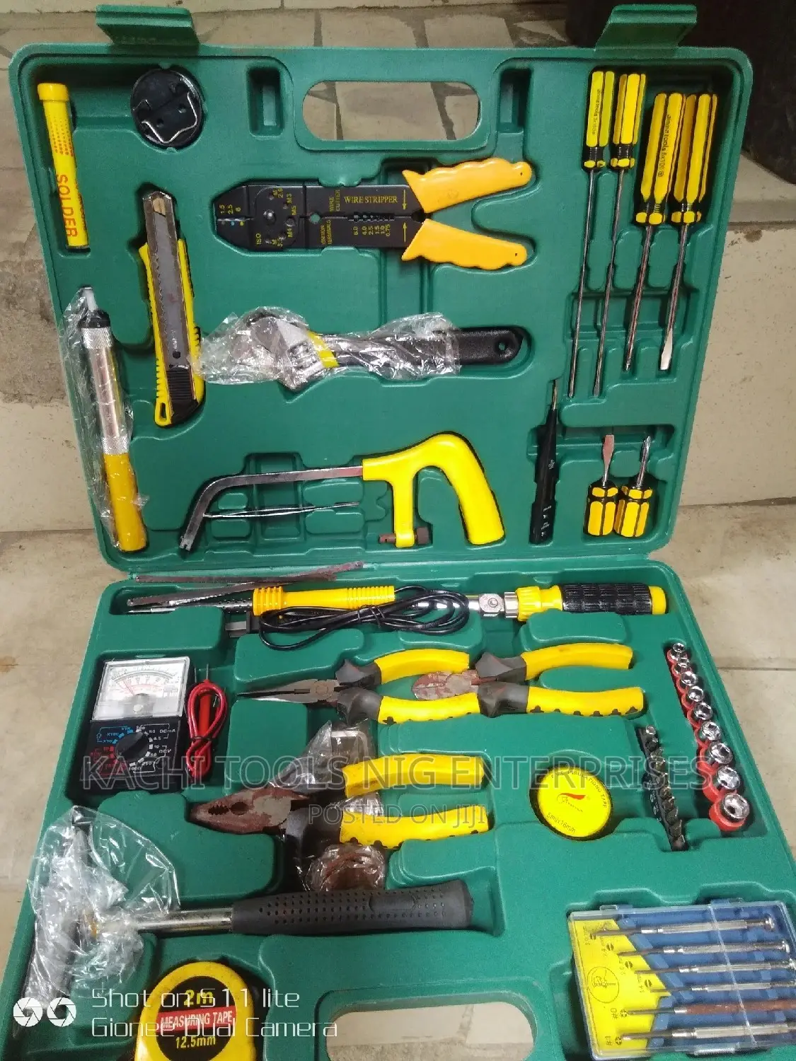 60pes Electric Communication Tools Box