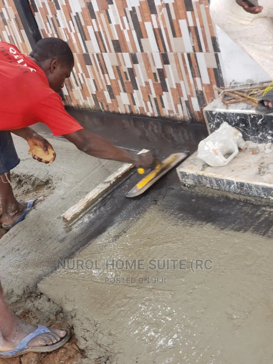 Ashlar Slate Pattern Stamped Concrete