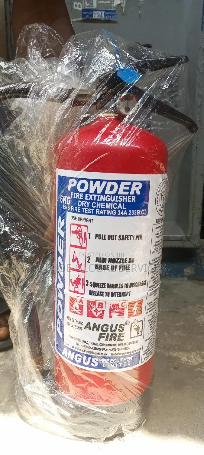 6kg DCP Fire Extinguisher Available In Stock