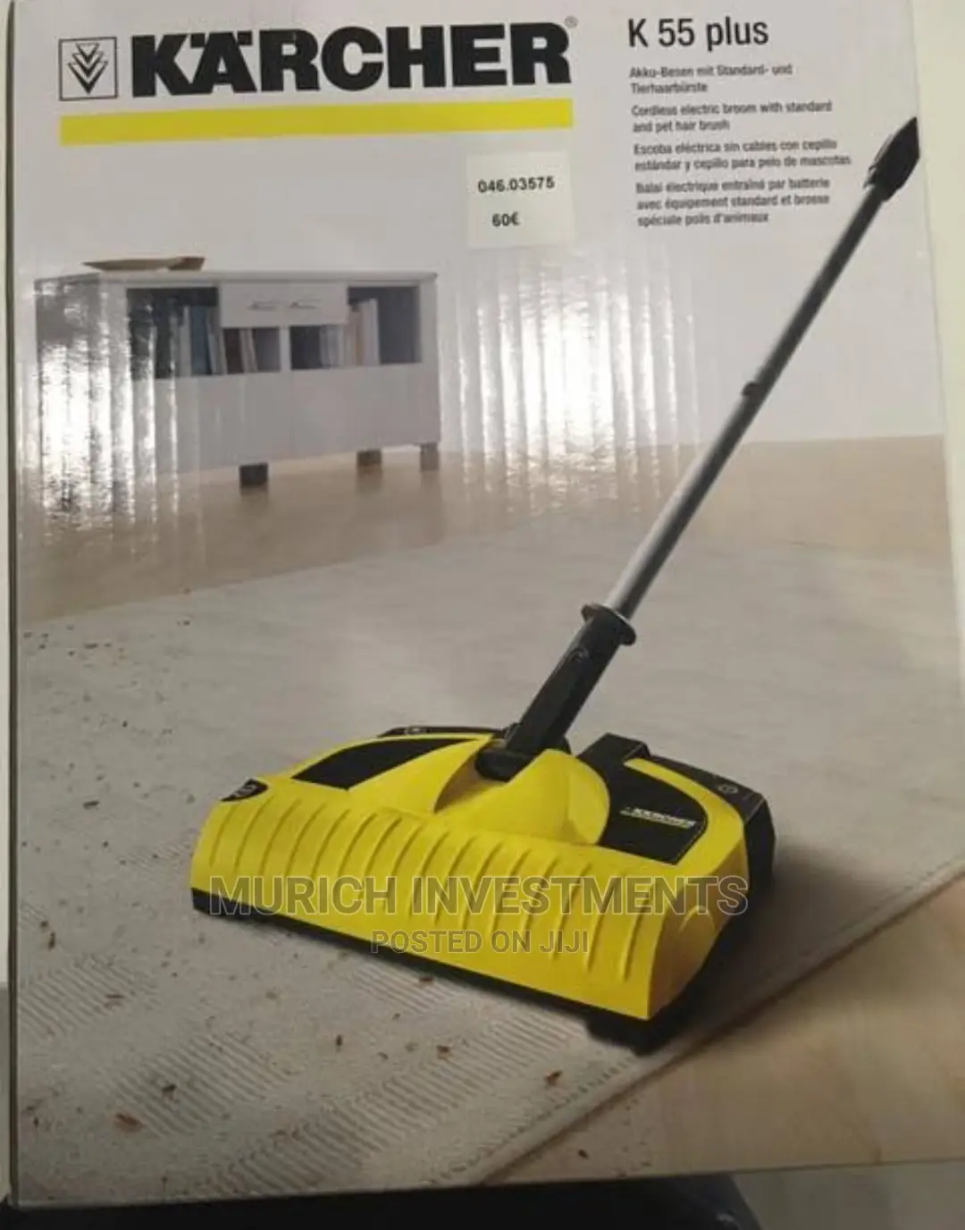 Karcher Cordless Electric Broom K55 PLUS