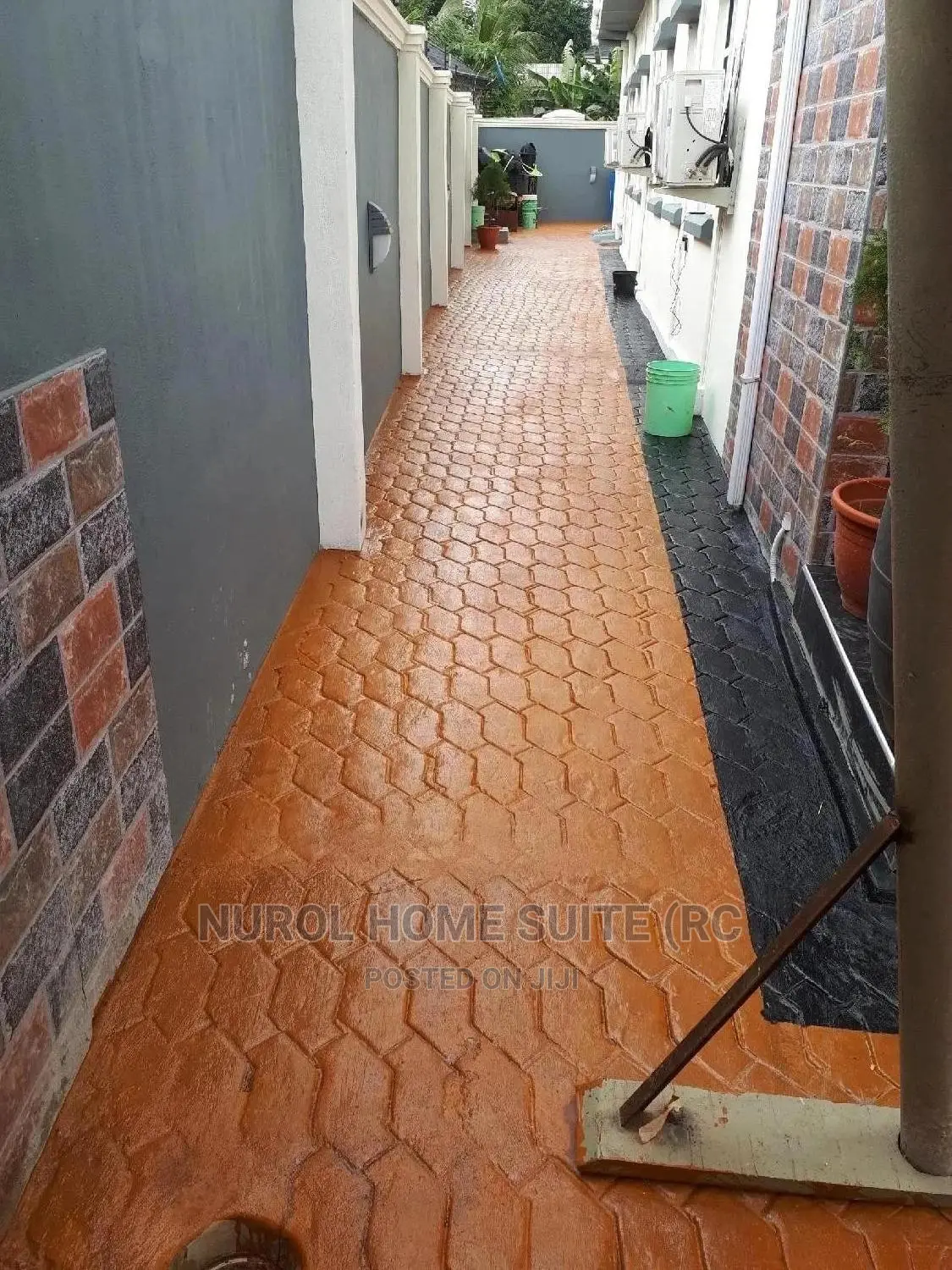 Polishing/Maintainance of Stamped Concrete