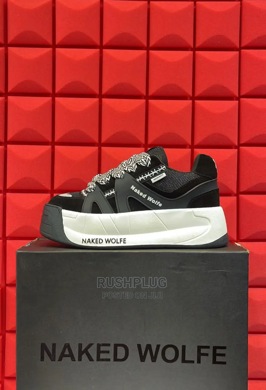 Naked Wolfe Slider Black Sneakers