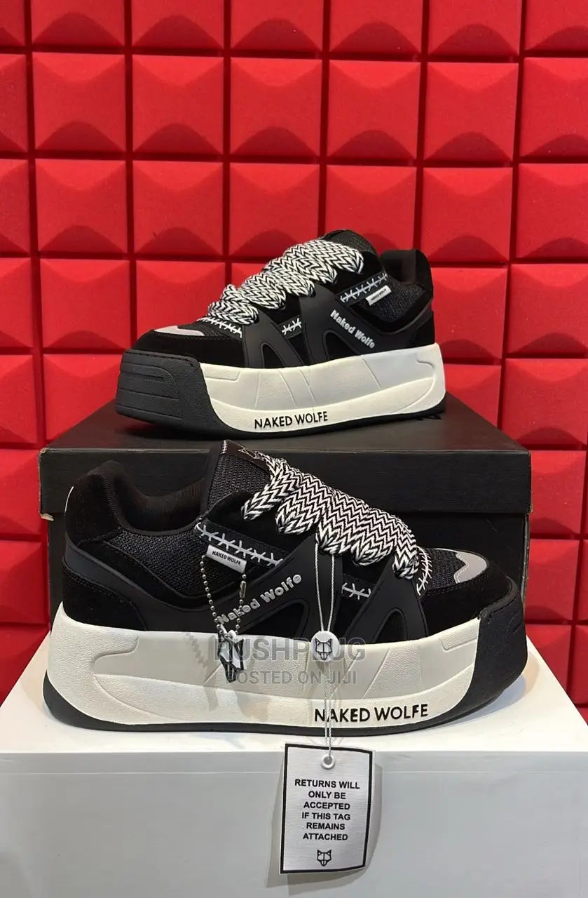 Naked Wolfe Slider Black Sneakers