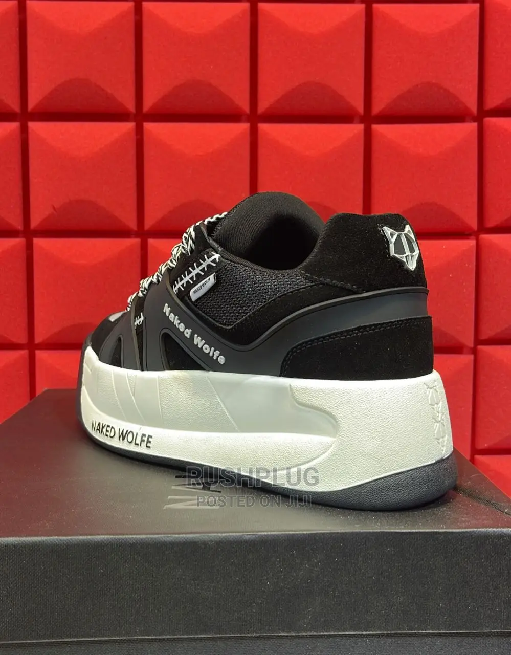 Naked Wolfe Slider Black Sneakers
