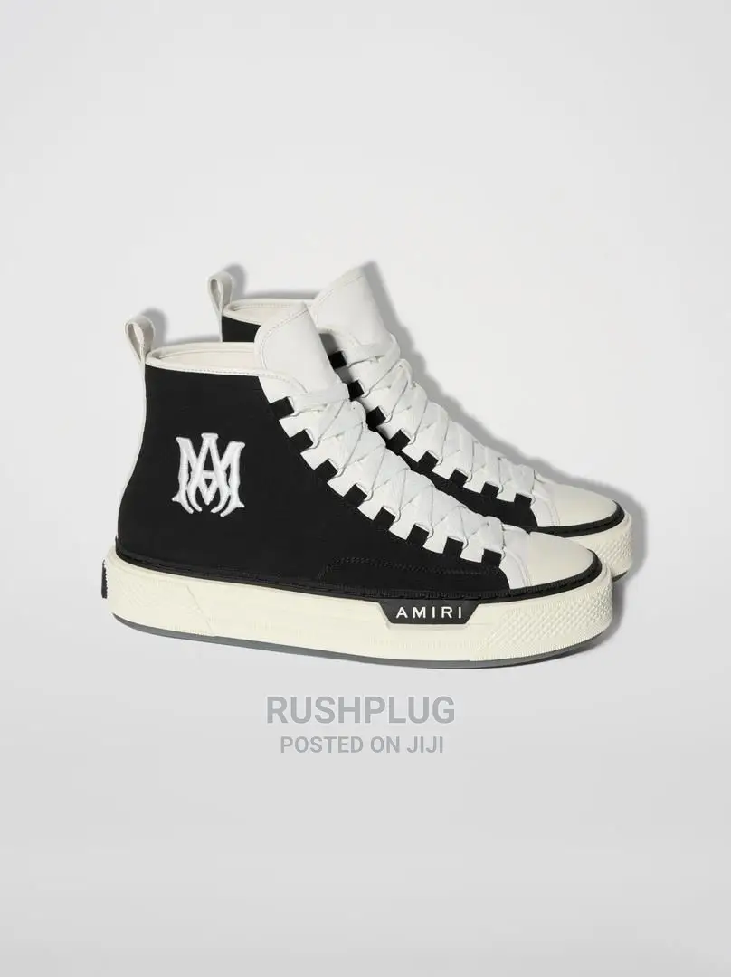 Amiri M.A Court High Black/White Sneakers