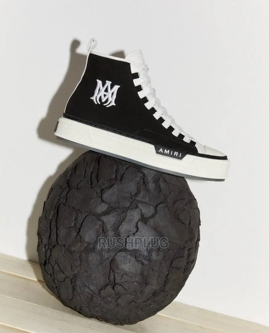 Amiri M.A Court High Black/White Sneakers