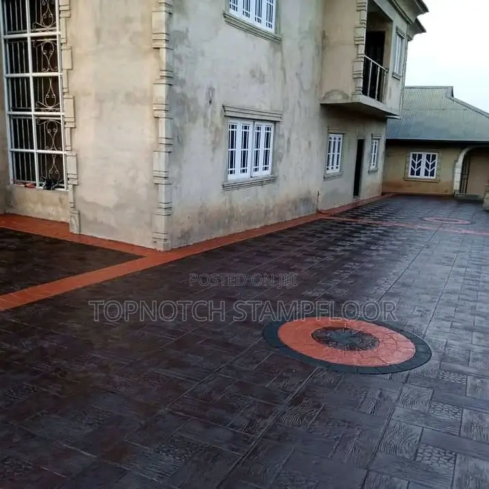 Concrete Floor Design Art Work