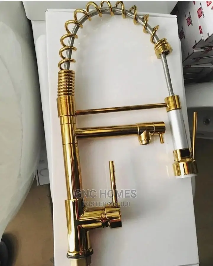 Gold Kitchen Sink Mixer Tap