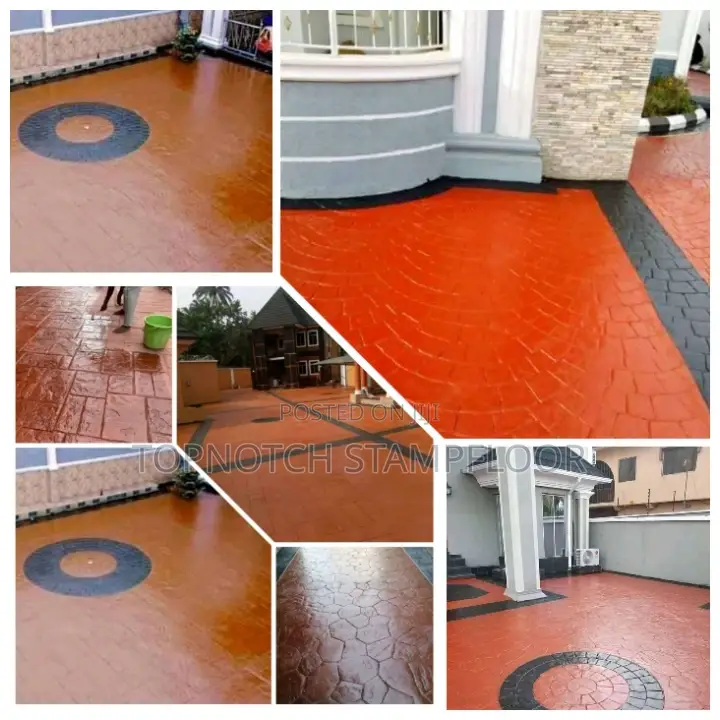 Concrete Floor Stamped Concrete Floor in New Form