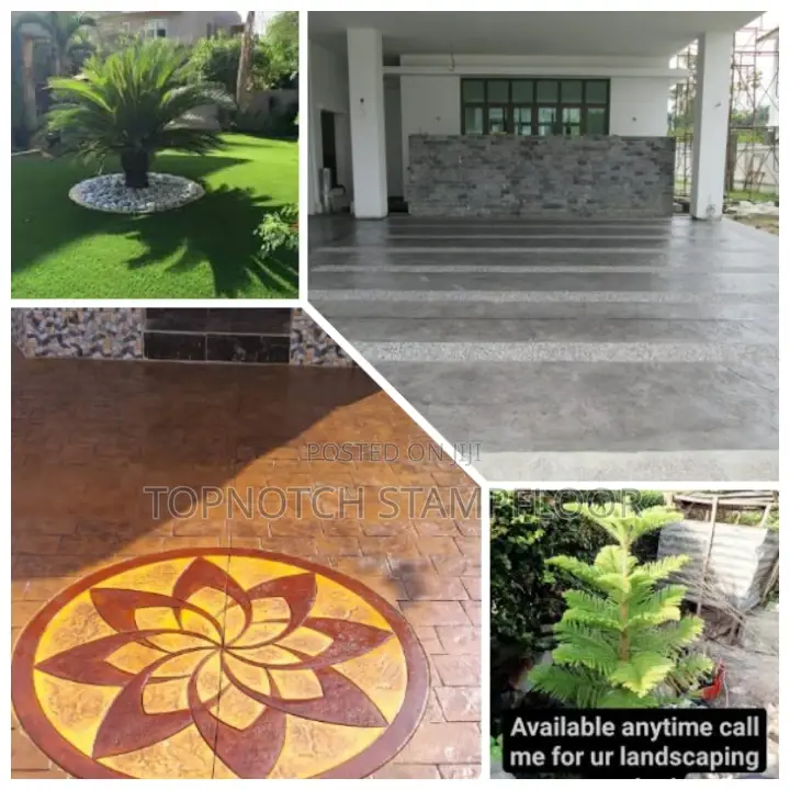 Landscaping Ideas for Home Concrete Floor
