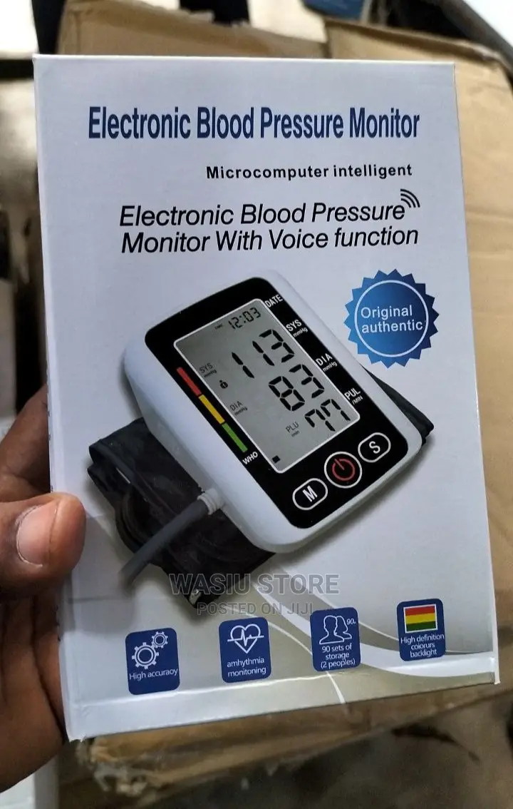 Electronic Blood Pressure Monitor With Voice Function