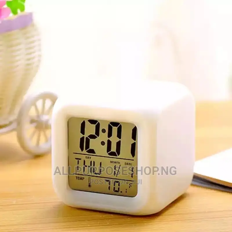 7 Colours Digital Alarm Clock