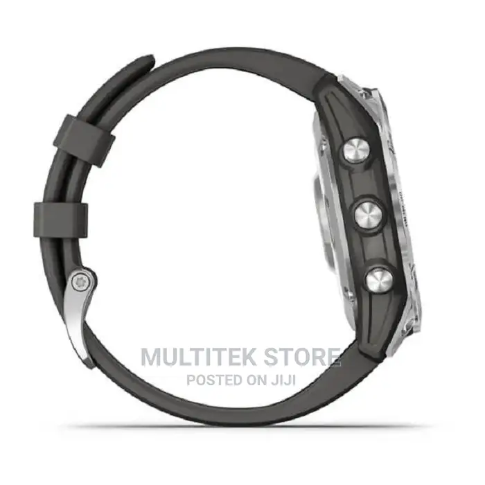 Garmin Fenix 7, Standard Edition - Silver With Graphite Band