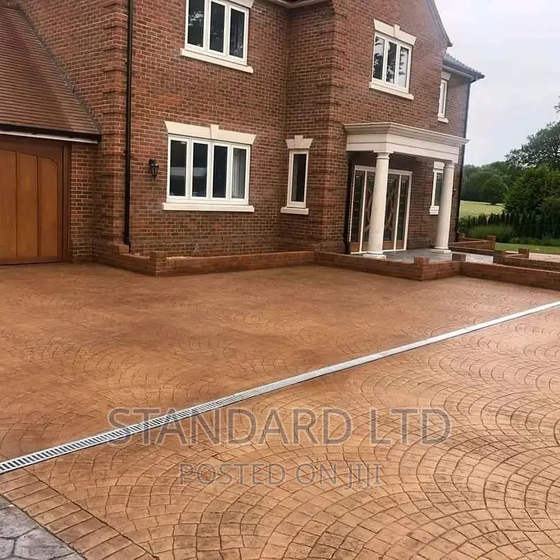 Out Door Stamp Concrete Floor