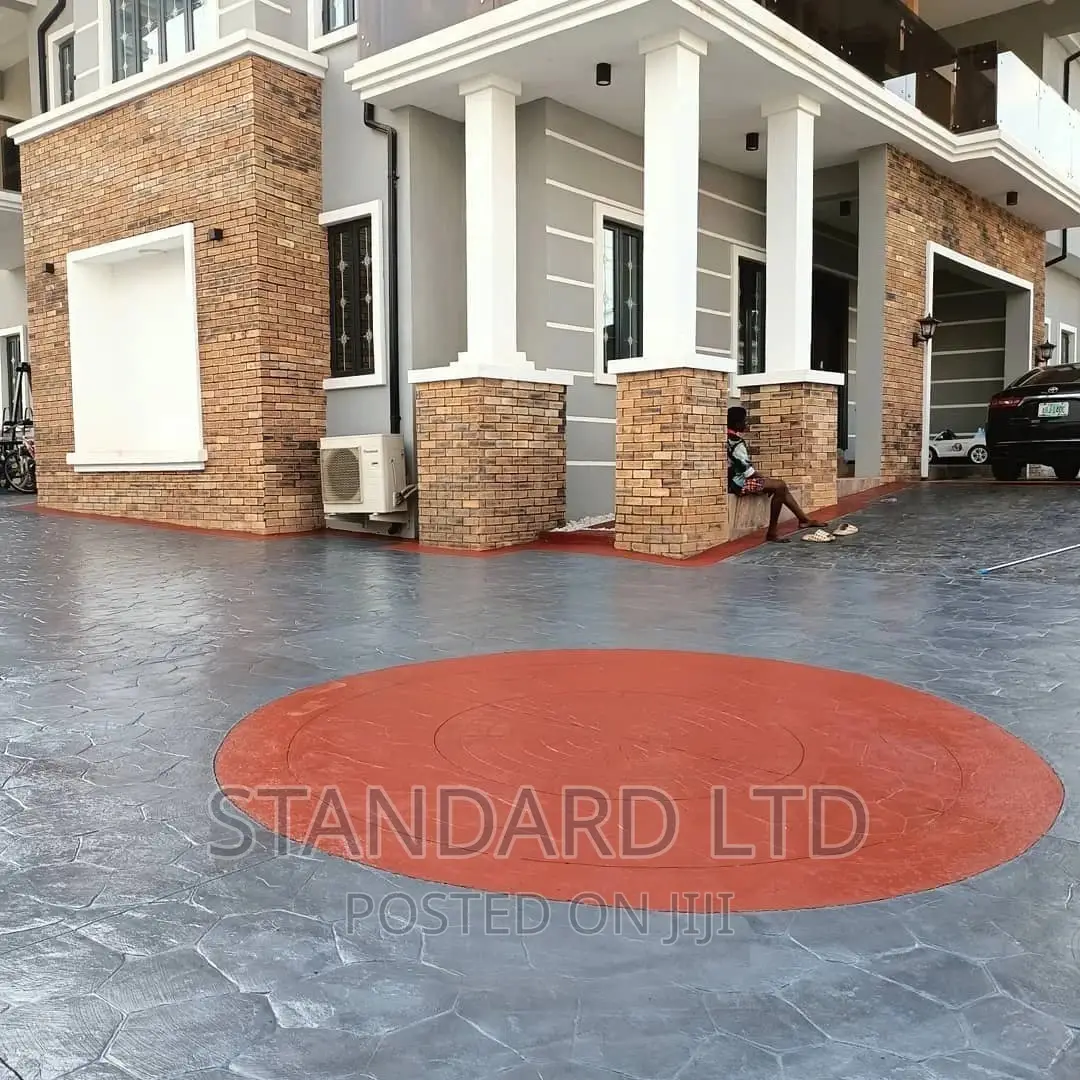 Out Door Stamp Concrete Floor