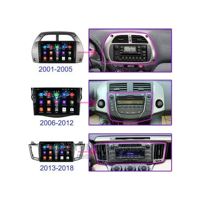 Toyota Rav4 2001/02/06/08/11/13/14~2017 HD Android Navigatn