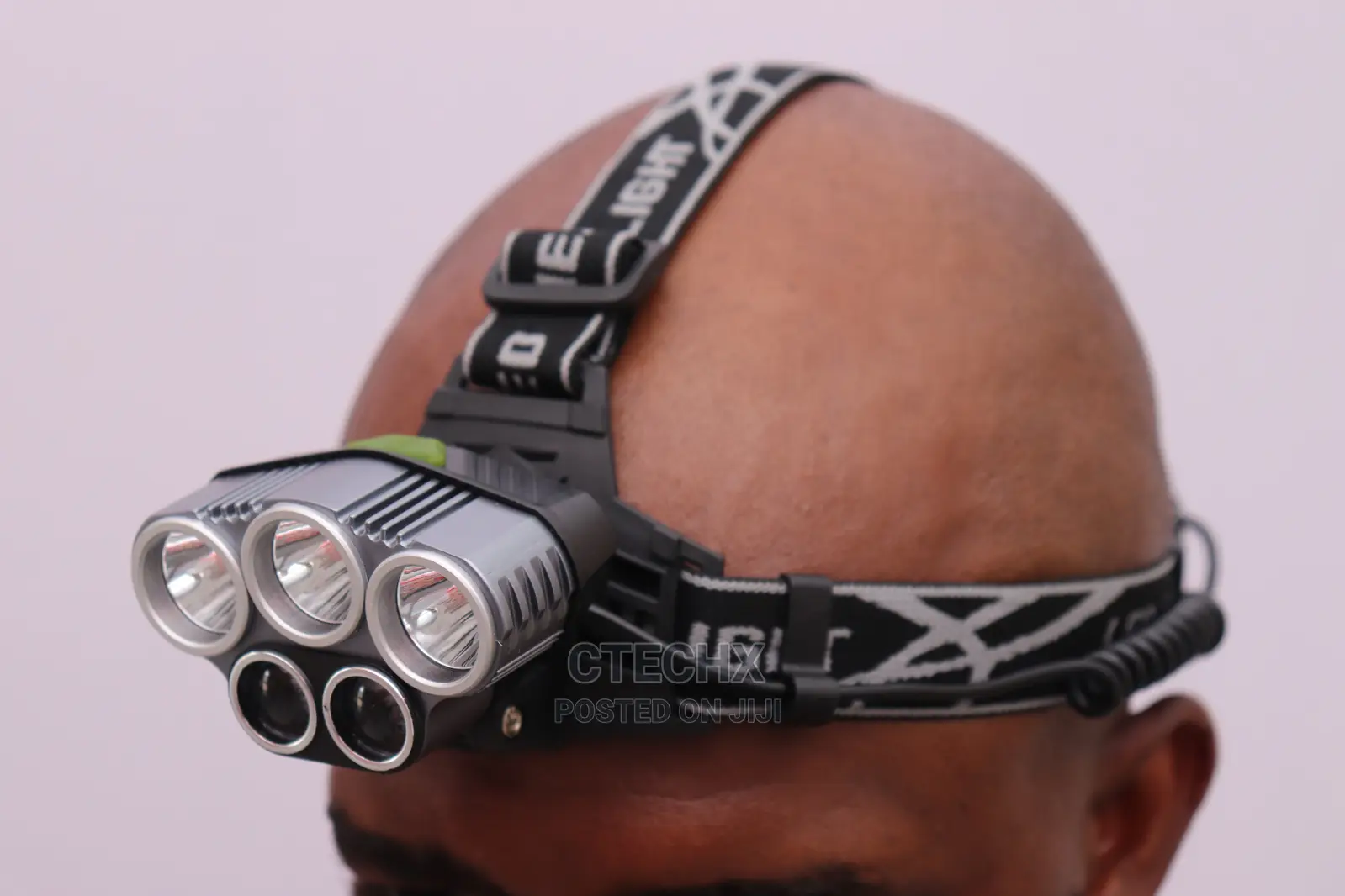 Water Resistant Super Bright LED Headlamp 5000lm - 3X T6, 2X