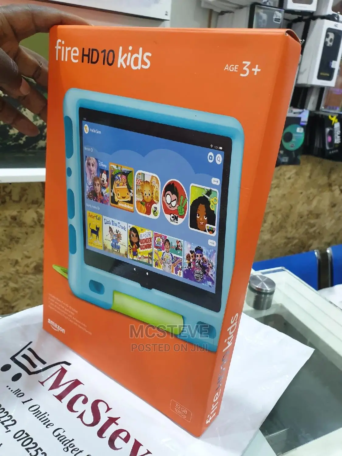New Amazon Fire HD 10 Kids Edition 2021 32 GB Green