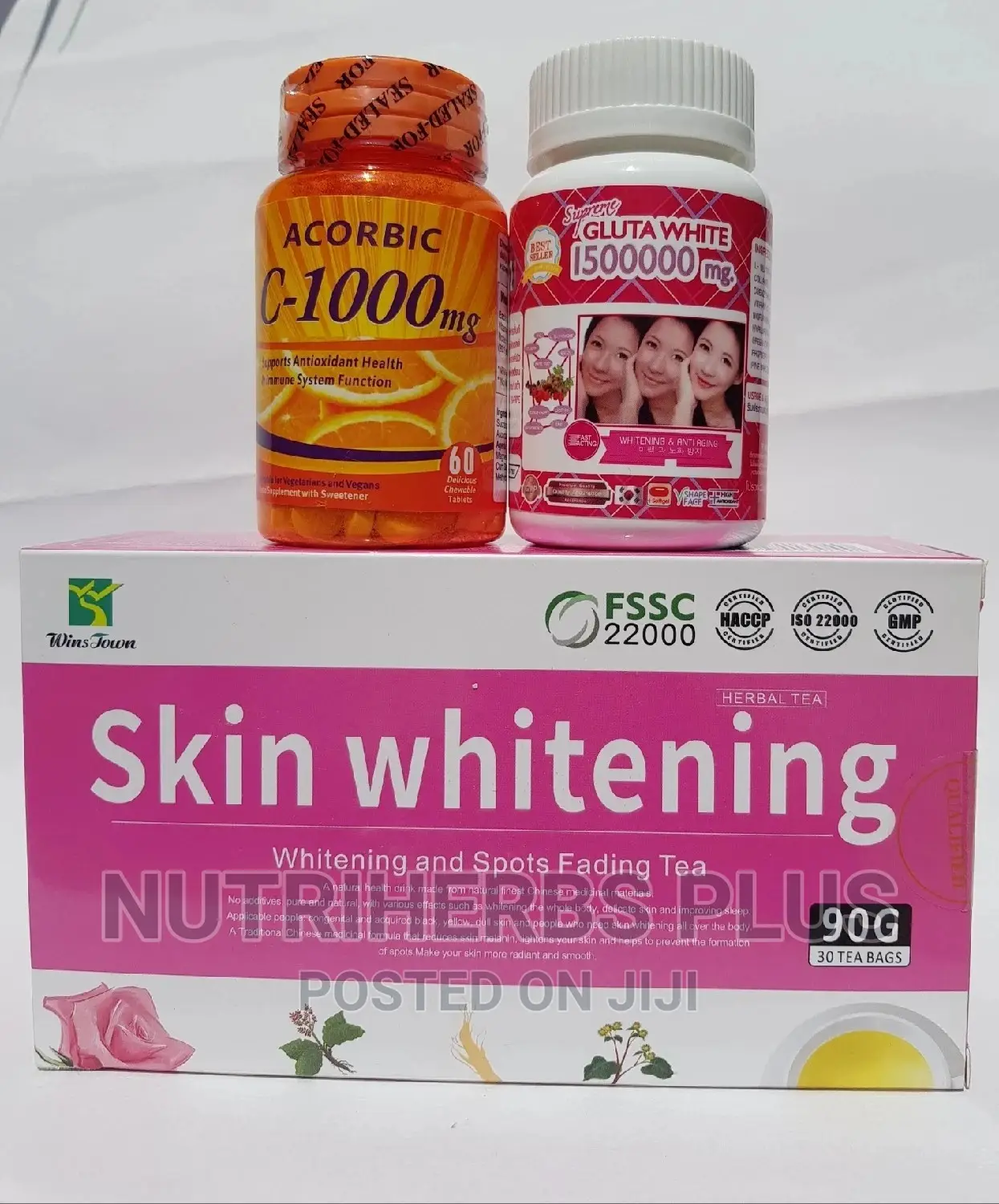 Say Goodbye to Dark Spots and Dark Skin With Whitening Set