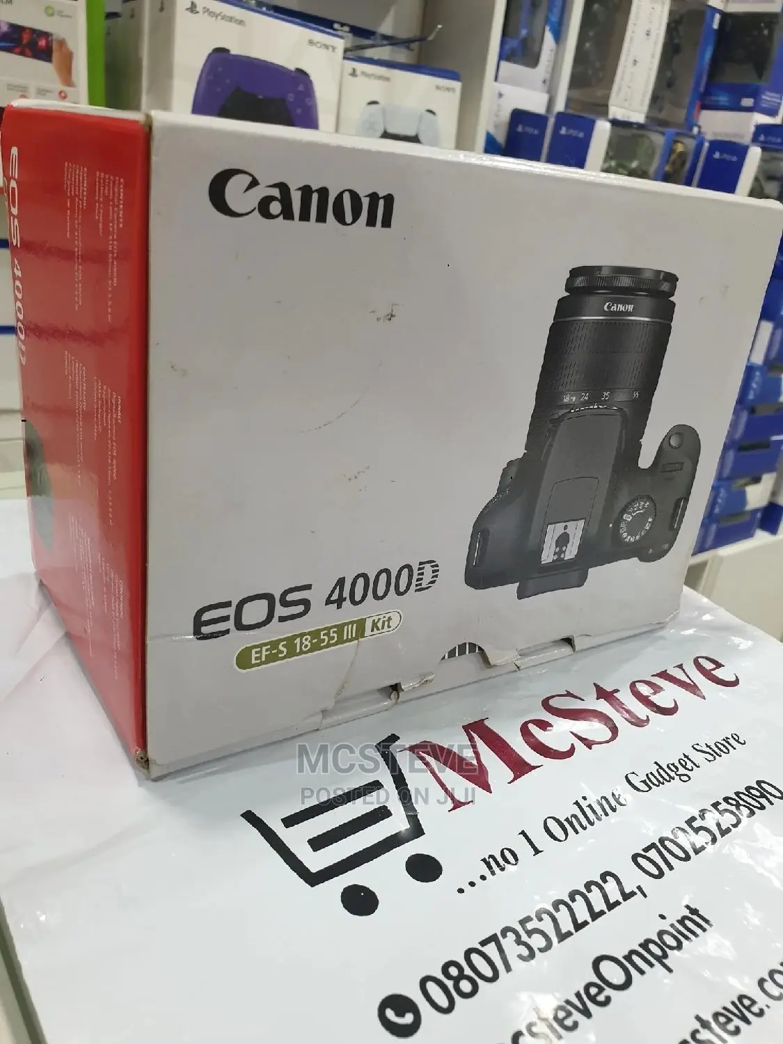 Canon EOS 4000D DSLR Camera With 18 - 55MM Lens