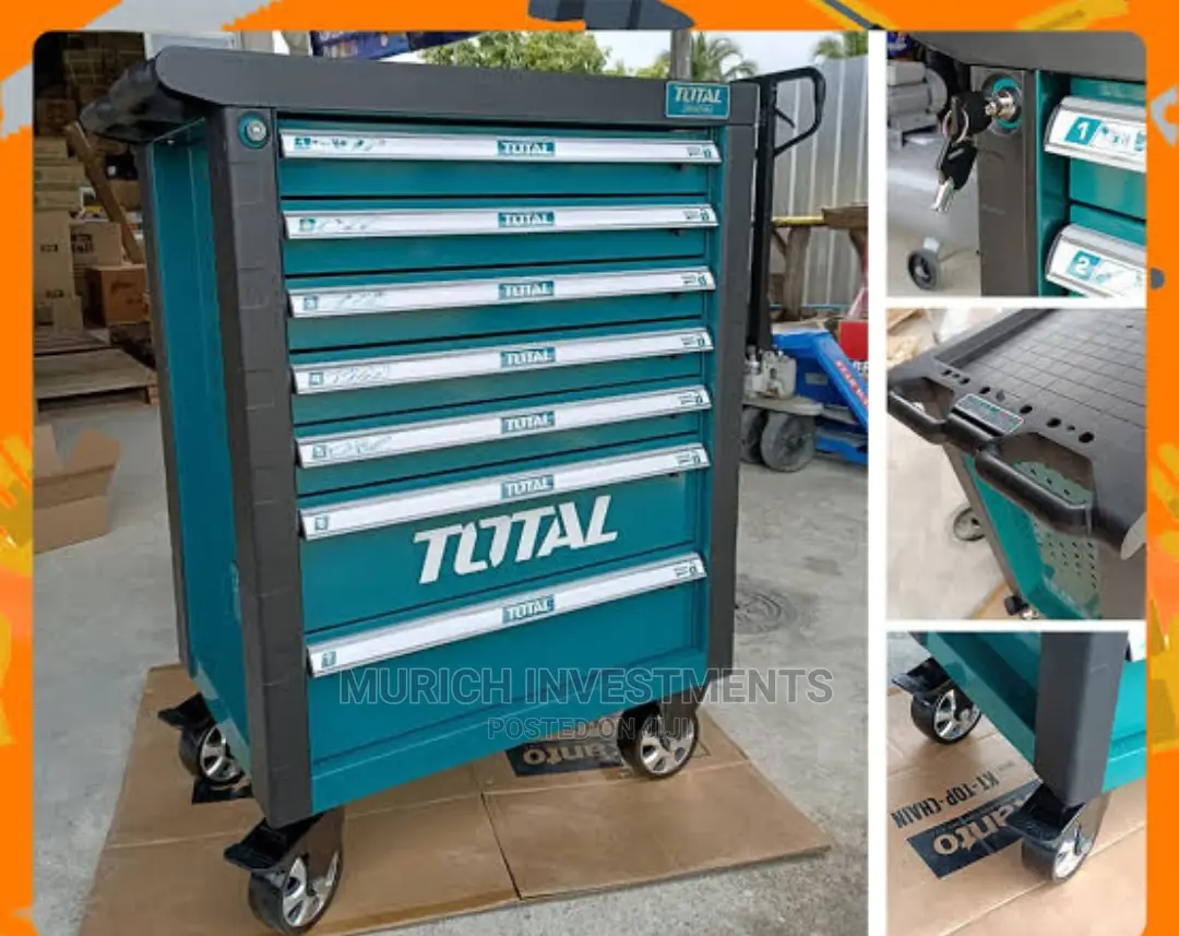 Total 7-Layer Tool Cabinet With 328 Pieces of Equipment