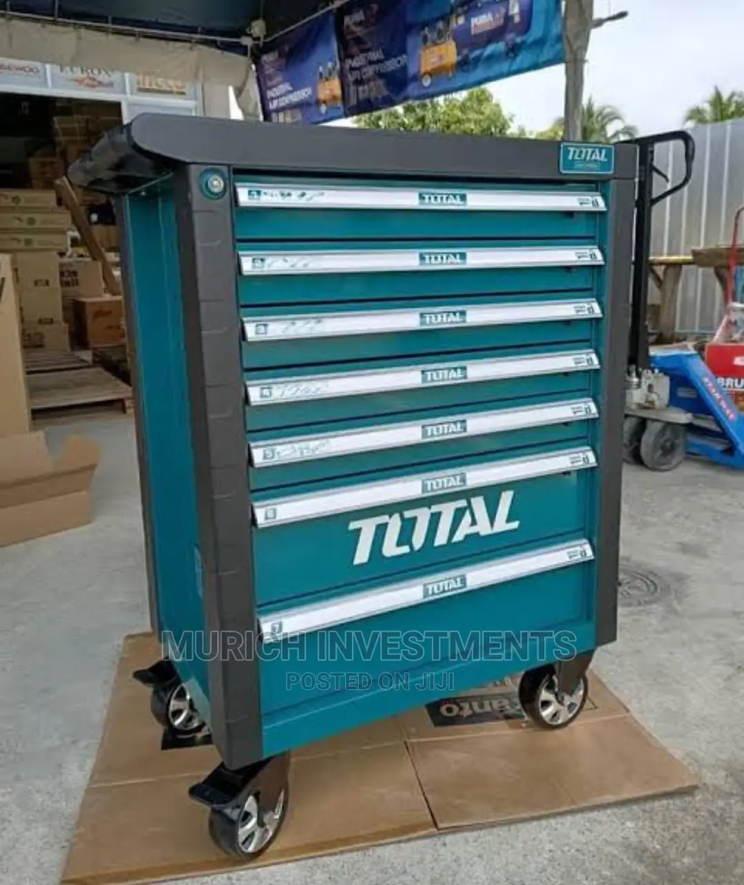 Total 7-Layer Tool Cabinet With 328 Pieces of Equipment