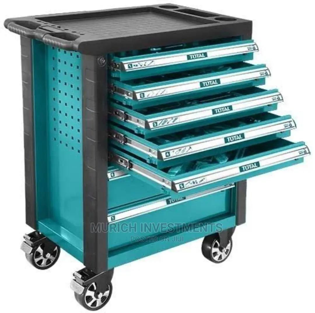 Total 7-Layer Tool Cabinet With 328 Pieces of Equipment
