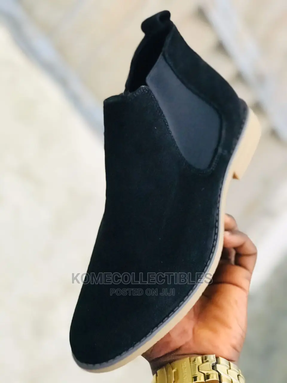 Mens Top Quality Boot Suede Shoe
