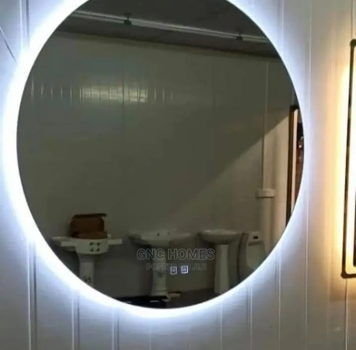 LED Mirror With 3in1 Lights Sizes 60 70cm