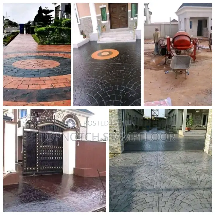 Standard Concrete Floor Stamp Floor