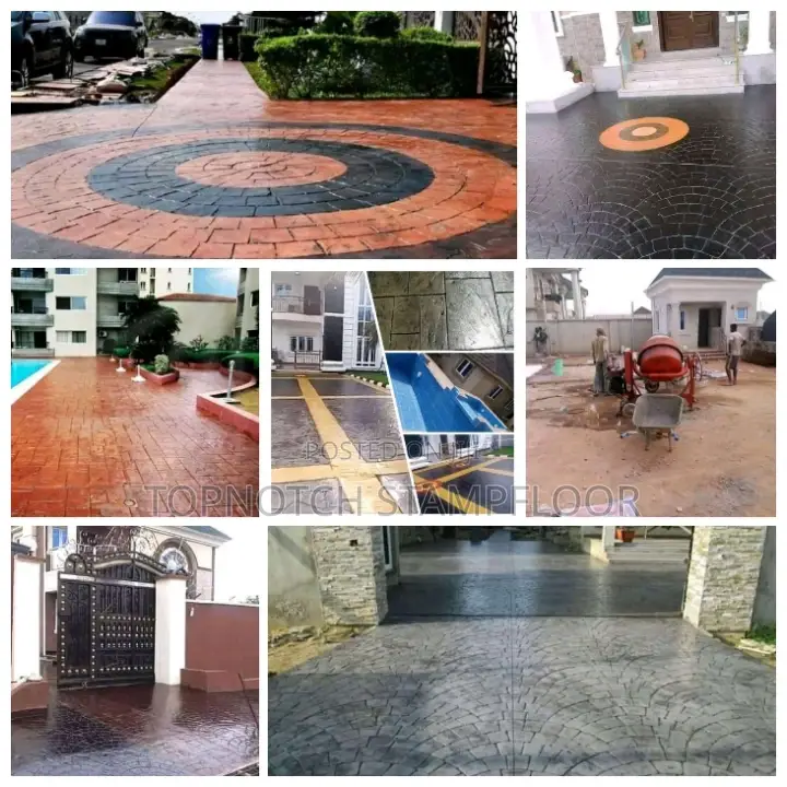 Standard Concrete Floor Stamp Floor