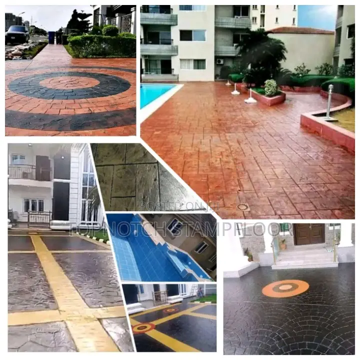 Standard Concrete Floor Stamp Floor