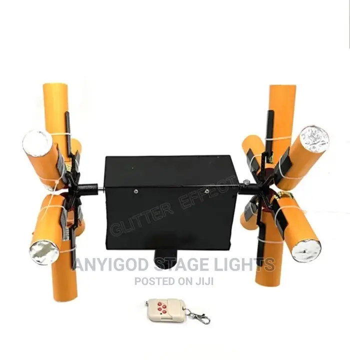 Remote Control Double Wheel Face Fireworks Machine