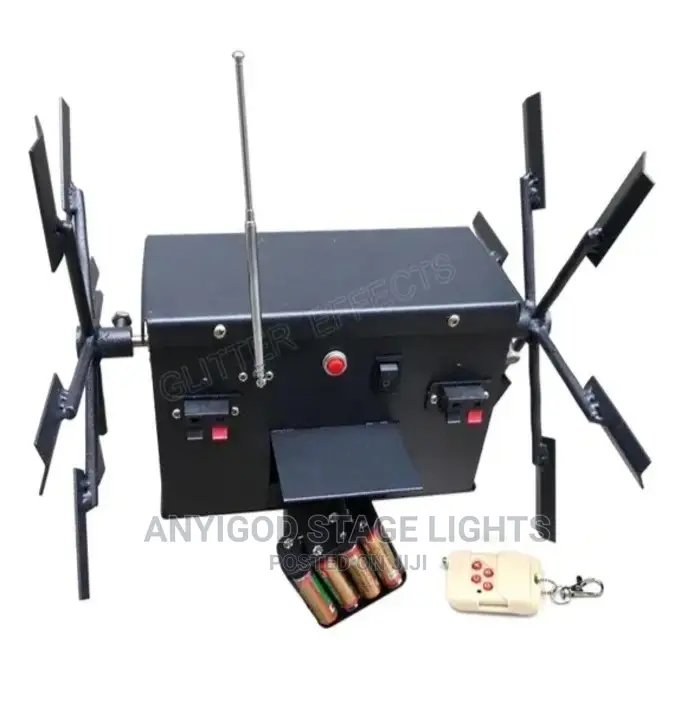 Remote Control Double Wheel Face Fireworks Machine