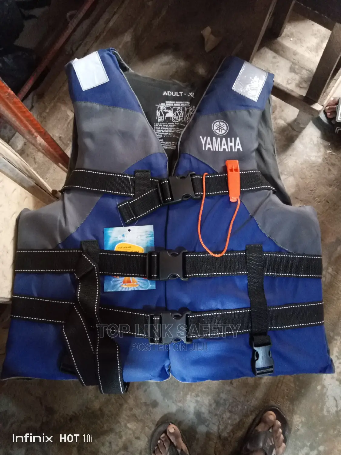 Dis Is Yamaha Life Jacket.