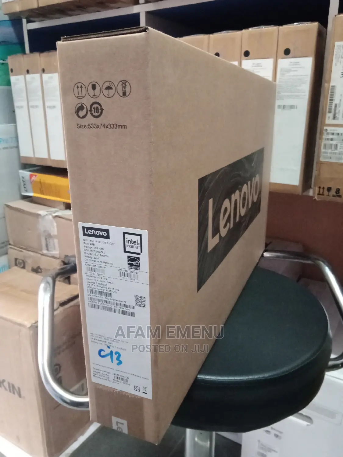 New Laptop Lenovo Ideapad 3 4GB Intel Core I3 HDD 1T