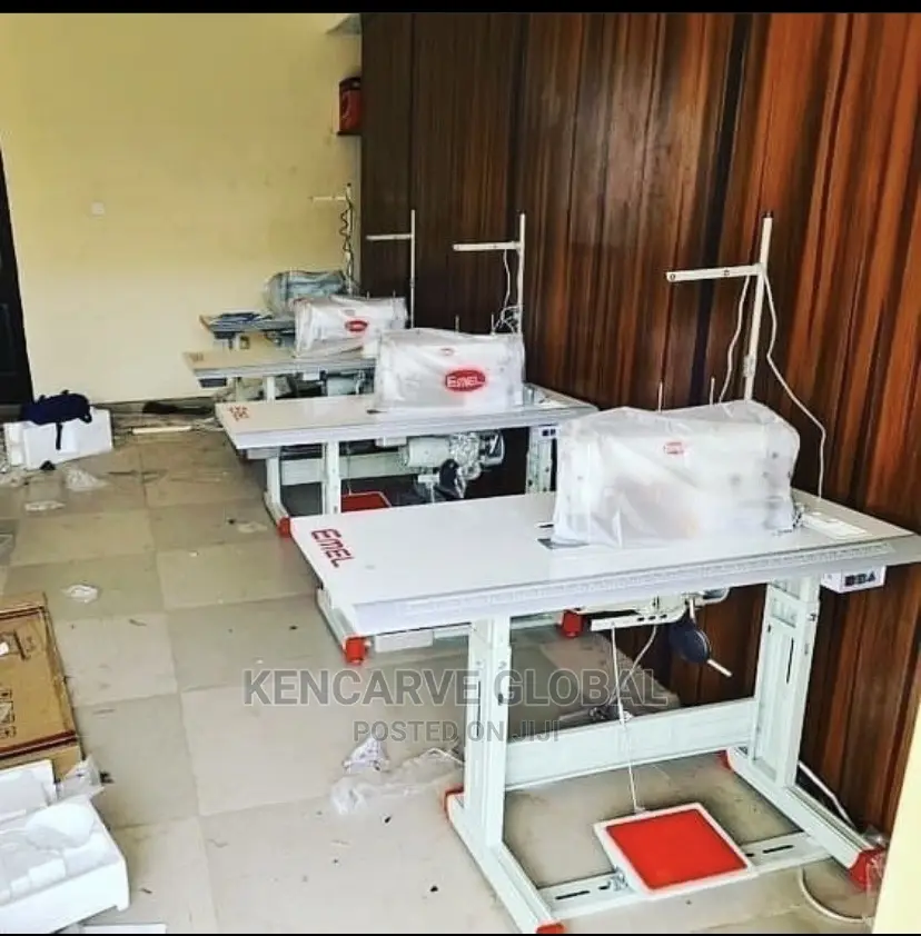 Emel Em 8500 Industrial Straight Sewing Machine With Servo Motor