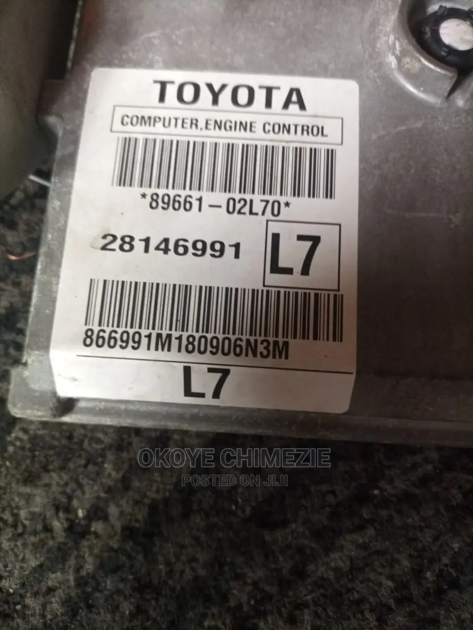Toyota Corolla Brain Box 08/09 Model
