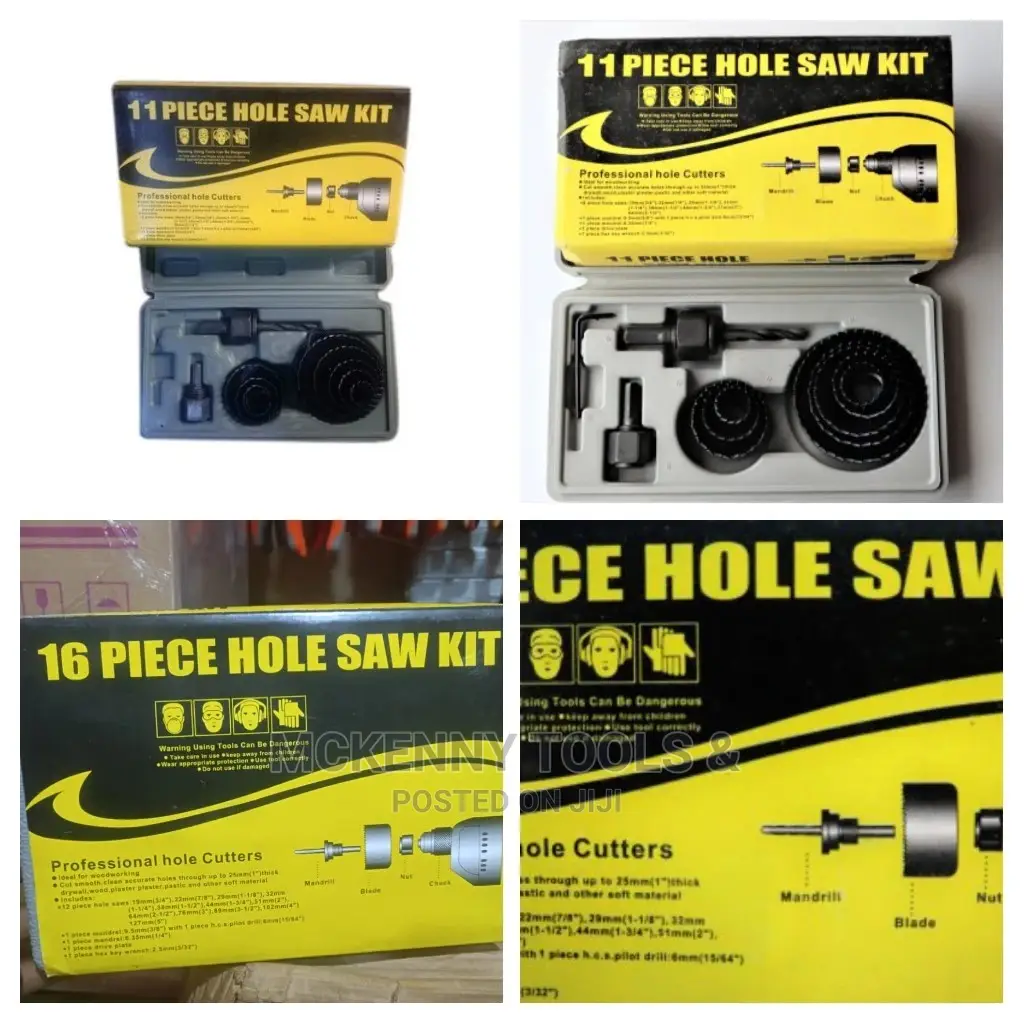 16 Piece Hole Saw Kit