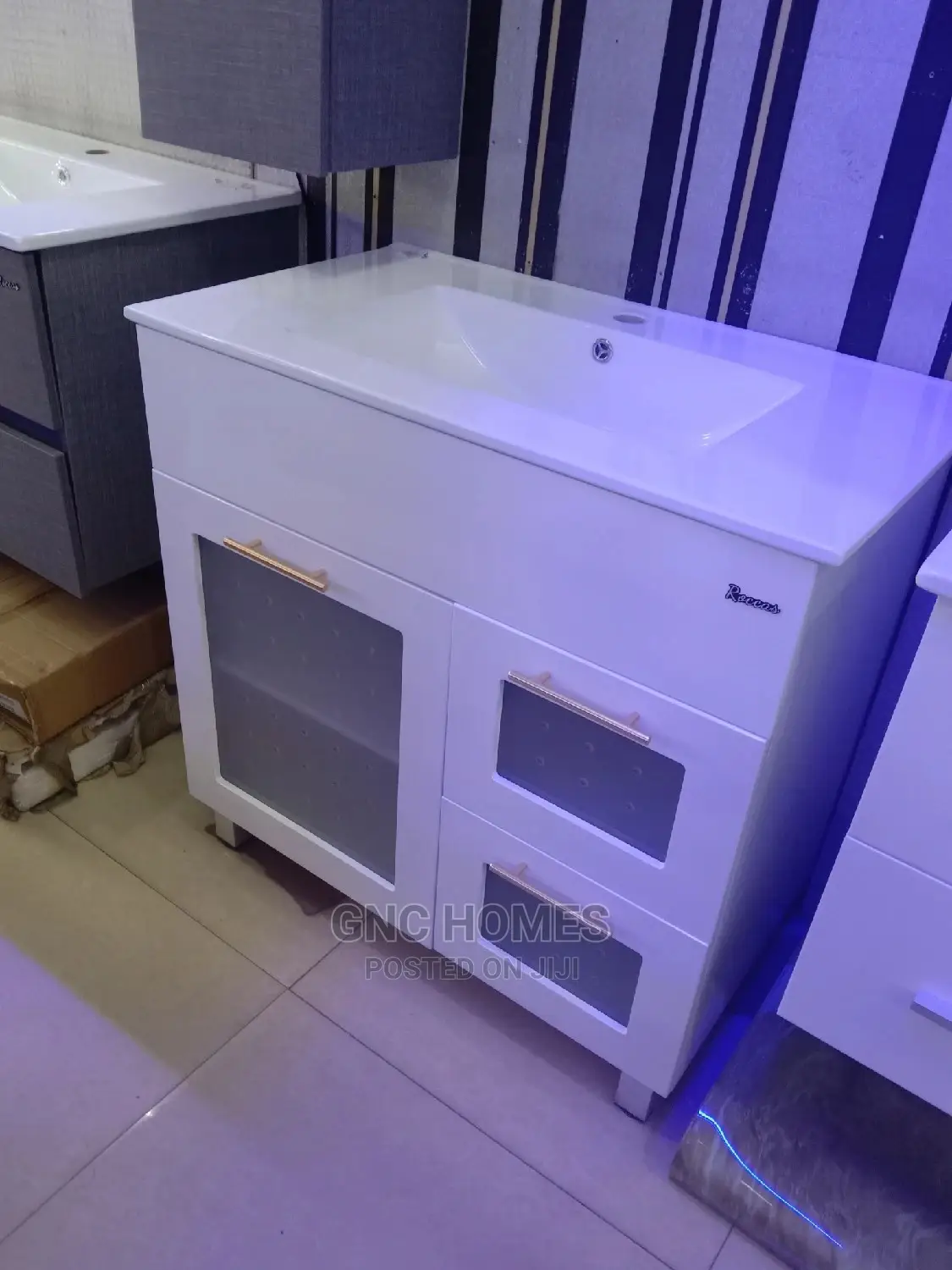 3 Door Carbinet Basin Original PVC