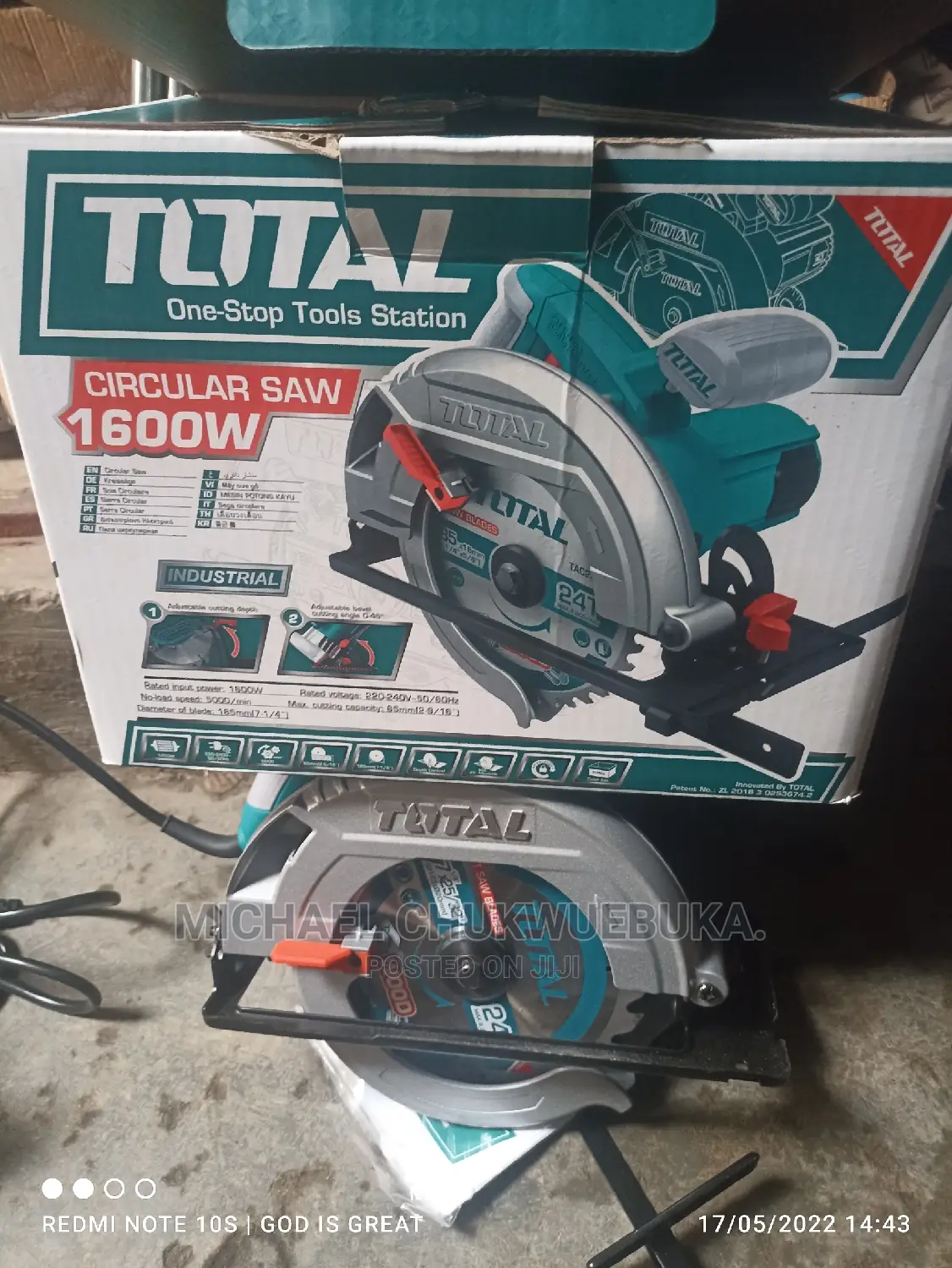 1600w Circular Saw Total