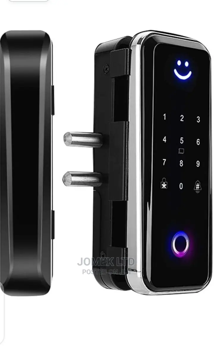 Glass Door Fingerprint Lock, Password/Card/Bluetooth App