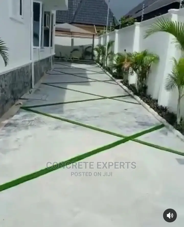 Clean Stamped Concrete Floor