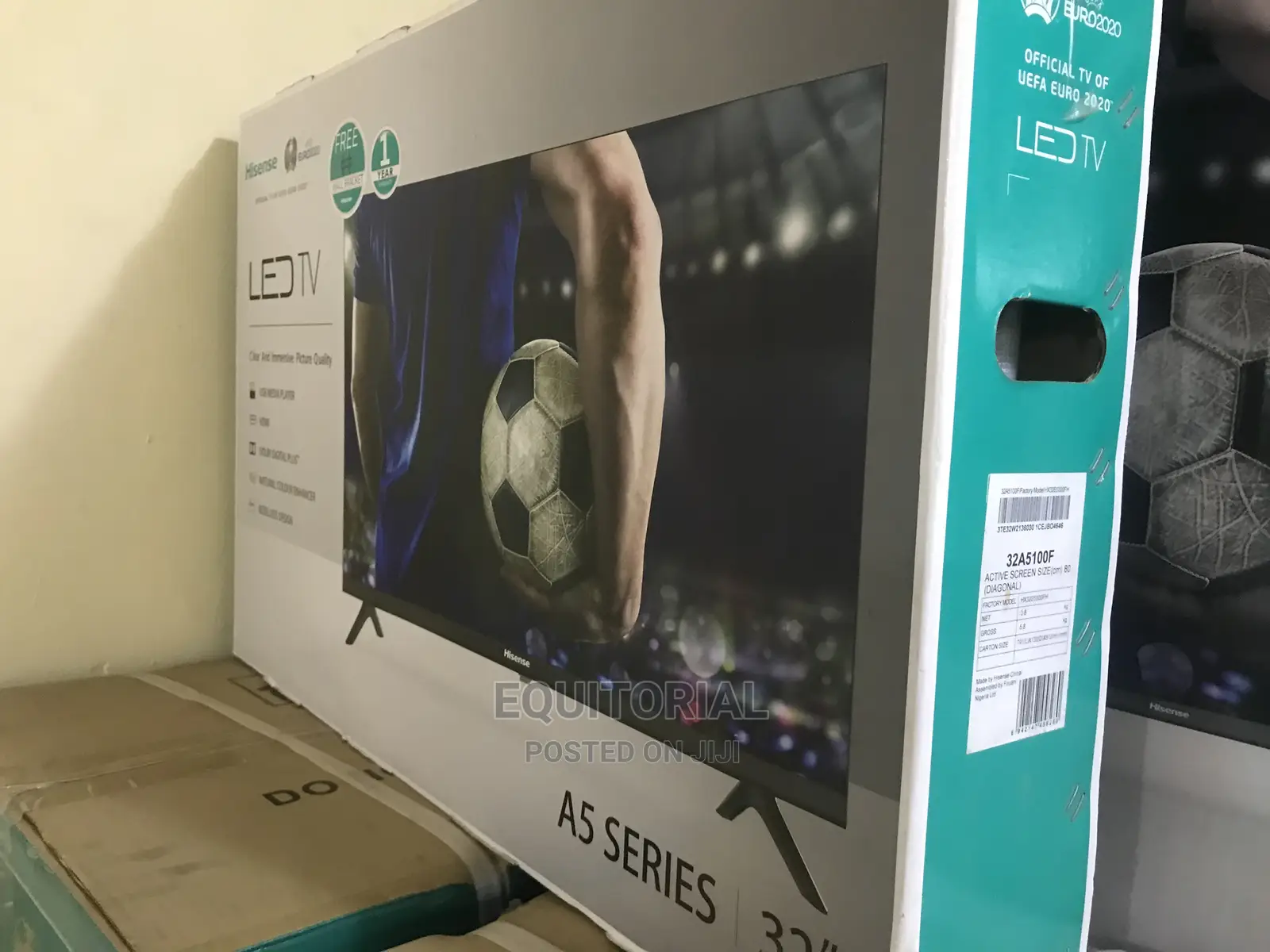 32" Hisense Hd Led Tv + Free Wall Bracket, Usb Port Hdmi