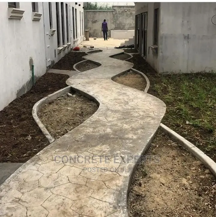 Upgraded Concrete Stamped Floors