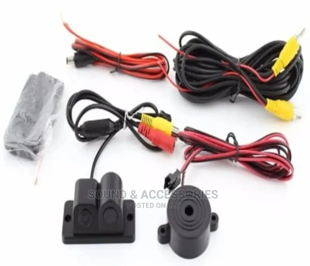 Car Rear View Camera Parking Assist Sensor - 2 in 1