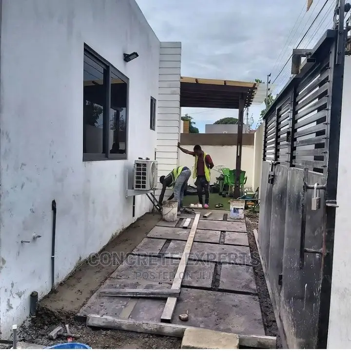 Russian Stamped Concrete Floor