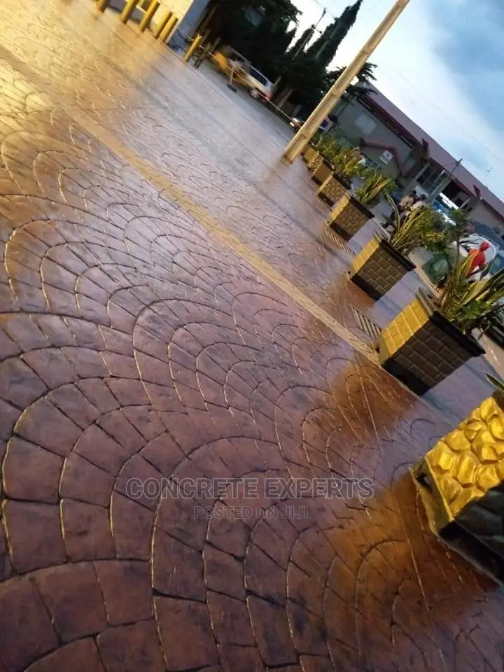 Dope Stamped Concrete Floor